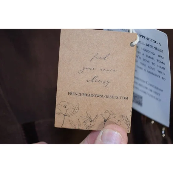 NEW French Meadows TAVERN BODICE Corset WOMENS XXXXL Brown Renn Fest Wench $118 - Picture 7 of 13